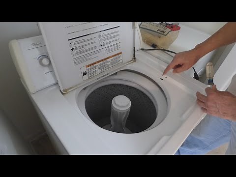 Washer won't Drain or Spin - Most Common Cause - How to Replace the Lid Switch