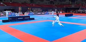 Unsu performing in world karate championship 🥋🇩🇿🇭🇺 @narimene_dahlab_karate | Karate Science