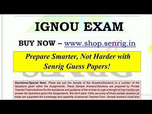 IGNOU MPC 006 Important Questions With Answers | IGNOU EXAMS DECEMBER 2025