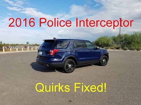 2016 Police Interceptor Quirks - Fixed!