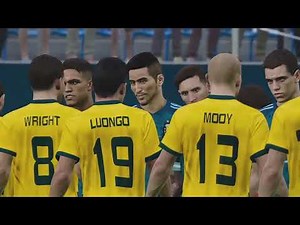 GAMEPLAY (PS4) Argentina vs Australia - Match today | Hound 16 | Pes 21 Gameplay (Ps4 simulation )