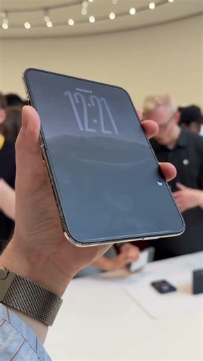 iPhone Duo Hands-On The Hinges Look Completely Hidden And Under Display Camera #apple #iphone