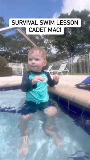 Survival Swim Lessons with Cadet Mac! | Superhero Swim Academy