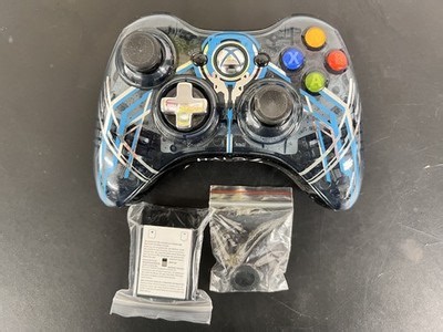 Microsoft Xbox 360 Halo 4 Blue Controller Tested Working Clean Wireless OEM | eBay