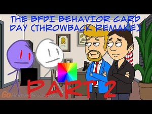 The BFDI Behavior Card Day/Shadow David Gets in Dead Meat (THROWBACK REMAKE/PART 2)