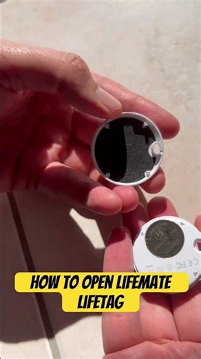 Here is how we open the lifemate lifetag tracker
