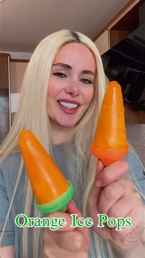 Easy Orange Popsicles | My Mom’s Recipe 🍊✨