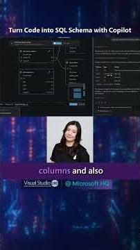 Turn App Code Into a SQL Schema with Copilot #visualstudio #programming #vslive