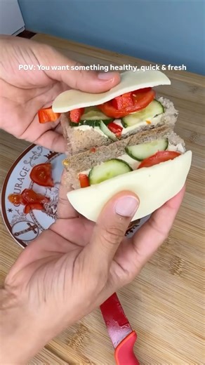 Healthy Sandwich Idea | Fresh, Simple & So Good 🥪