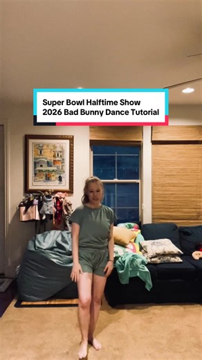 Super Bowl Halftime Show 2026 Bad Bunny Dance Tutorial #superbowl #badbunny #halftimeshow #dancetrend #fyp