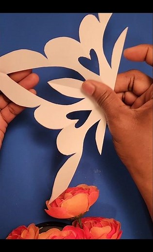 Begin your Creative paper cutting journey! Easy and beautiful craft idea! #shorts