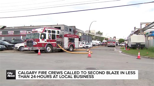 Calgary Fire Crews called to second blaze in under 24-hours at same local business