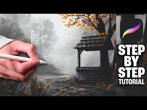Autumn Well PROCREATE TUTORIAL 261
