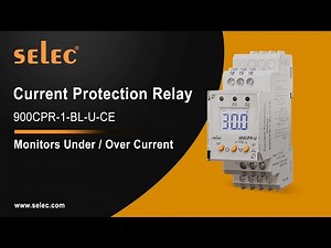 Selec 900CPR-1-BL-U: Digital Current Protection Relay | CE certified | Made In India