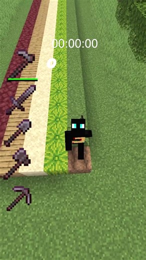 Netherite Tools Durability Test in Minecraft