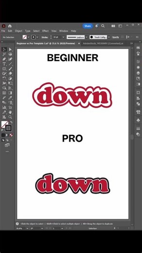Adobe Illustrator Tips 2025 - Tips to Create Outline to Text #adobeillustrator