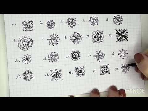 👉 20 idées de centres pour mandala | Inspiration & bases simples