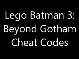 Lego Batman 3: Beyond Gotham Cheat codes