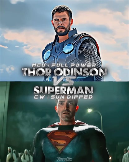 MCU Thor vs CW Superman