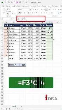 Lesson-12 | Excel for Beginners to Advanced | Don’t Drag Excel Formulas Without This Trick!