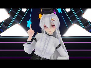 MMD Uniform Haku 制服弱音 Away from You，3d anime dancing
