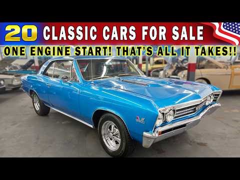 20 BEST CHEAP CLASSIC CAR FINDS for Sale Sound Absolutely Unreal🚗💥