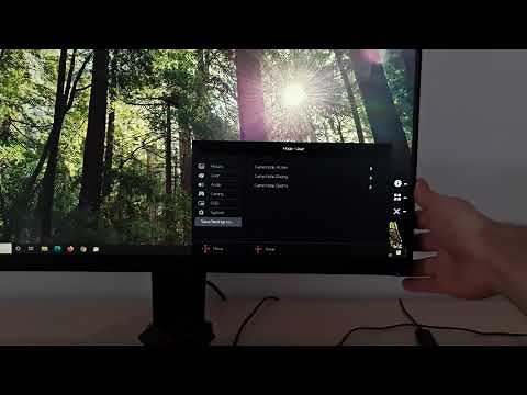 Acer XB253Q GP (XB253QGP) Menu System (OSD)