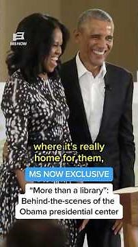 MS NOW EXCLUSIVE: 'More than a library': Behind-the-scenes of the Obama presidential library
