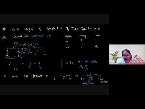 Ray Optics and Optical Instruments - Combination of Lenses | 12th JEE Physics | 29th Sept, 2025