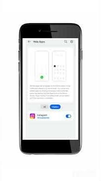 Hide instagram app Android phone setting on new feature #hide #hideapp #shorts #instagram #shorts