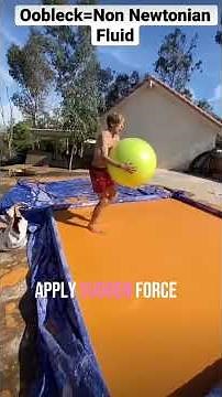 Non-Newtonian Fluid Explained in 2 Minutes (Liquid or Solid?! 🤯)
