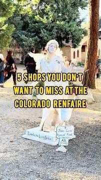 5 shops you don’t want to miss at the Colorado Renaissance Festival!