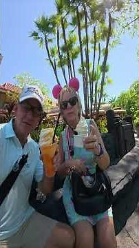 Disney Snacks Must-Try | Tasting the Iconic Orange Dole Whip at Magic Kingdom #shorts #disney