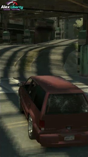 GTA 4 Crash Testing Real Car #1994 #shorts #gta #automobile #gtaonline #gaming #gtav