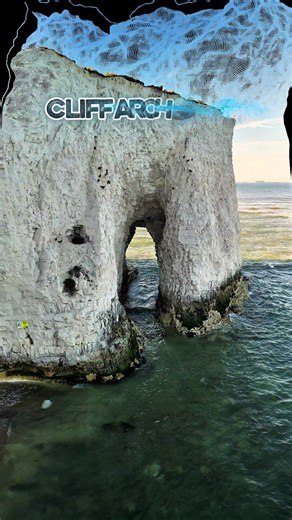 Botany Bay: Amazing Cliff Arch Drone View! 🌊🛸 #shorts