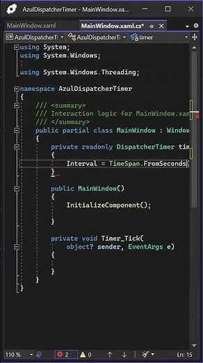 Use DispatcherTimer to Access the UI Thread in WPF