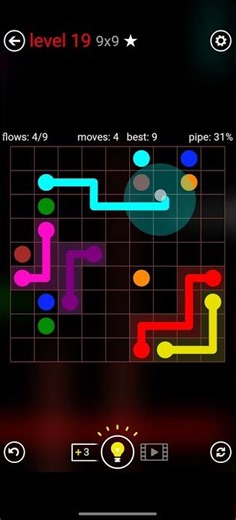 FLOW FREE MANIAS 9x9 LEVEL 19 COMPLETE SOLUTION #android #games #level #flowfree #solution #iso
