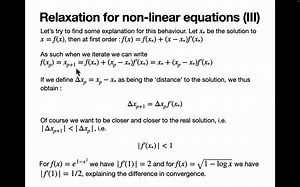 Lecture # 11 :Solution of Non-Linear equations