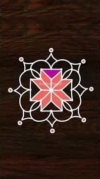 Everyone is Obsessed with This Color Rangoli Pattern | Tamil New Year Muggulu