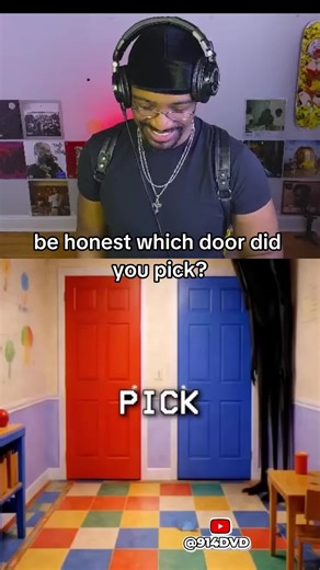 DVD reacts to a choose a door video #914dvd