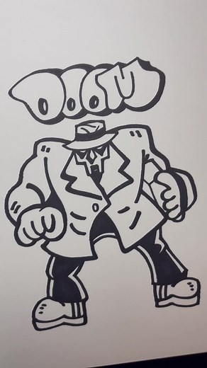 Easy MF DOOM Drawing Tutorial for Beginners