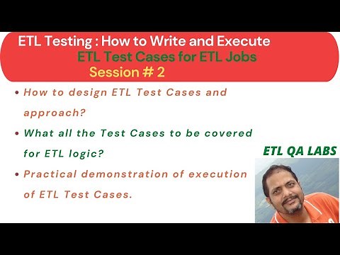 ETL Testing | How to Write and Execute ETL Test Cases for ETL Jobs Session # 2