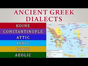 ANCIENT GREEK DIALECTS (READ IN MODERN GREEK PHONOLOGY)