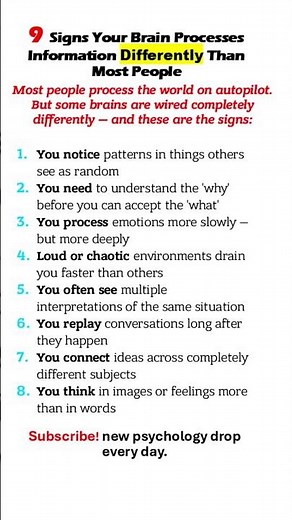 9 Signs You Notice What Everyone Else Misses #psychology #shorts #brainrot