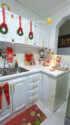 ASÍ TRANSFORMÉ MI COCINA PARA NAVIDAD 2025 🎄✨ | Decoración Navideña