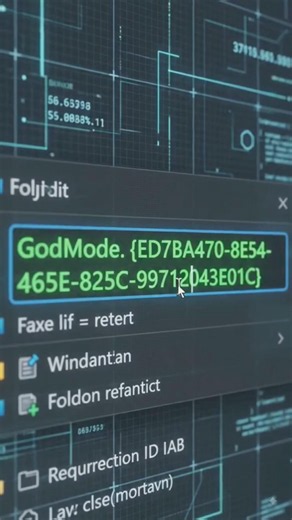 🛠️ God Mode in Windows Explained, check description for folder name