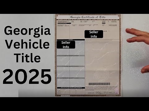 How to Transfer a Georgia Vehicle Title (2025)