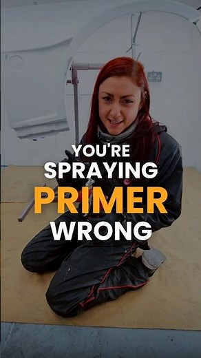 How to spray primer properly - correct nozzle size, air pressure, and spray technique