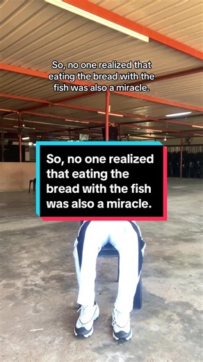 So, no one realized that eating the bread with the fish was also a miracle. #fyp #newyear #fypシ