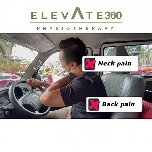How to avoid body aches while driving? POSTURE CHECKLIST